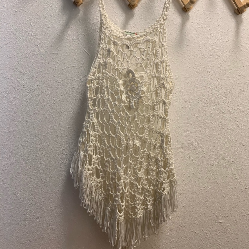 Crocheted cover-up